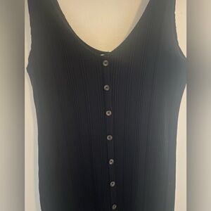 American Eagle Black Ribbed Dresss